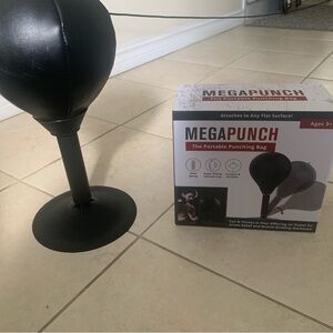 MegaPunch Black Portable Punching Bag